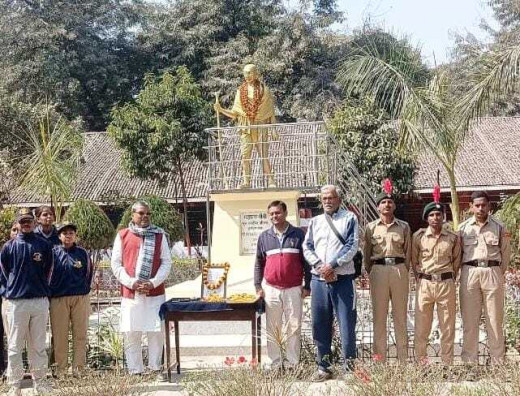 एलएस कॉलेज में पुलवामा हमले की छठी बरसी पर शहीद जवानों को दी गई श्रद्धांजलि